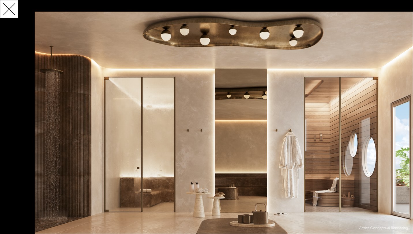 Banheiro do spa