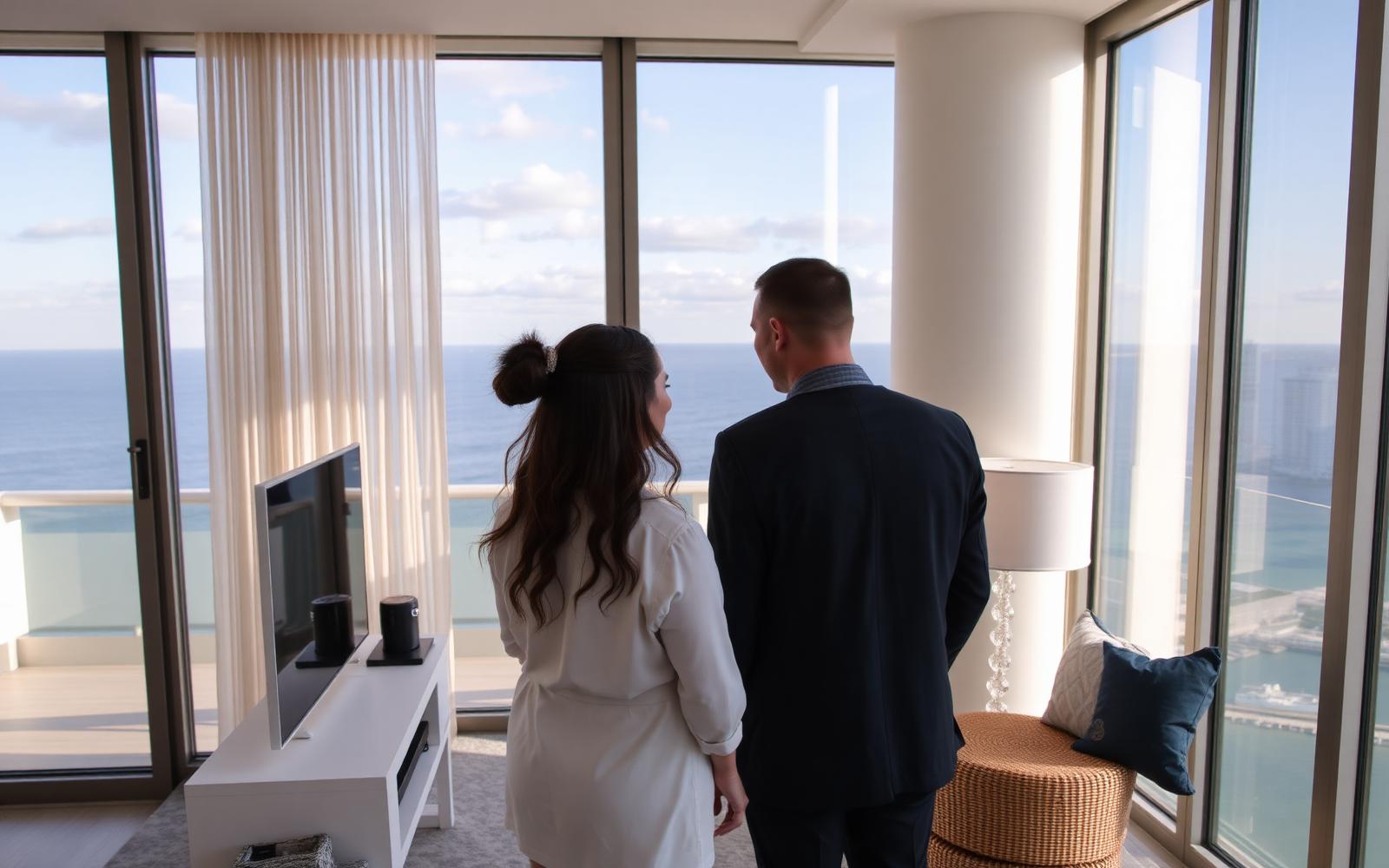 Assessor apresentando um decorado de alto padrão em Miami