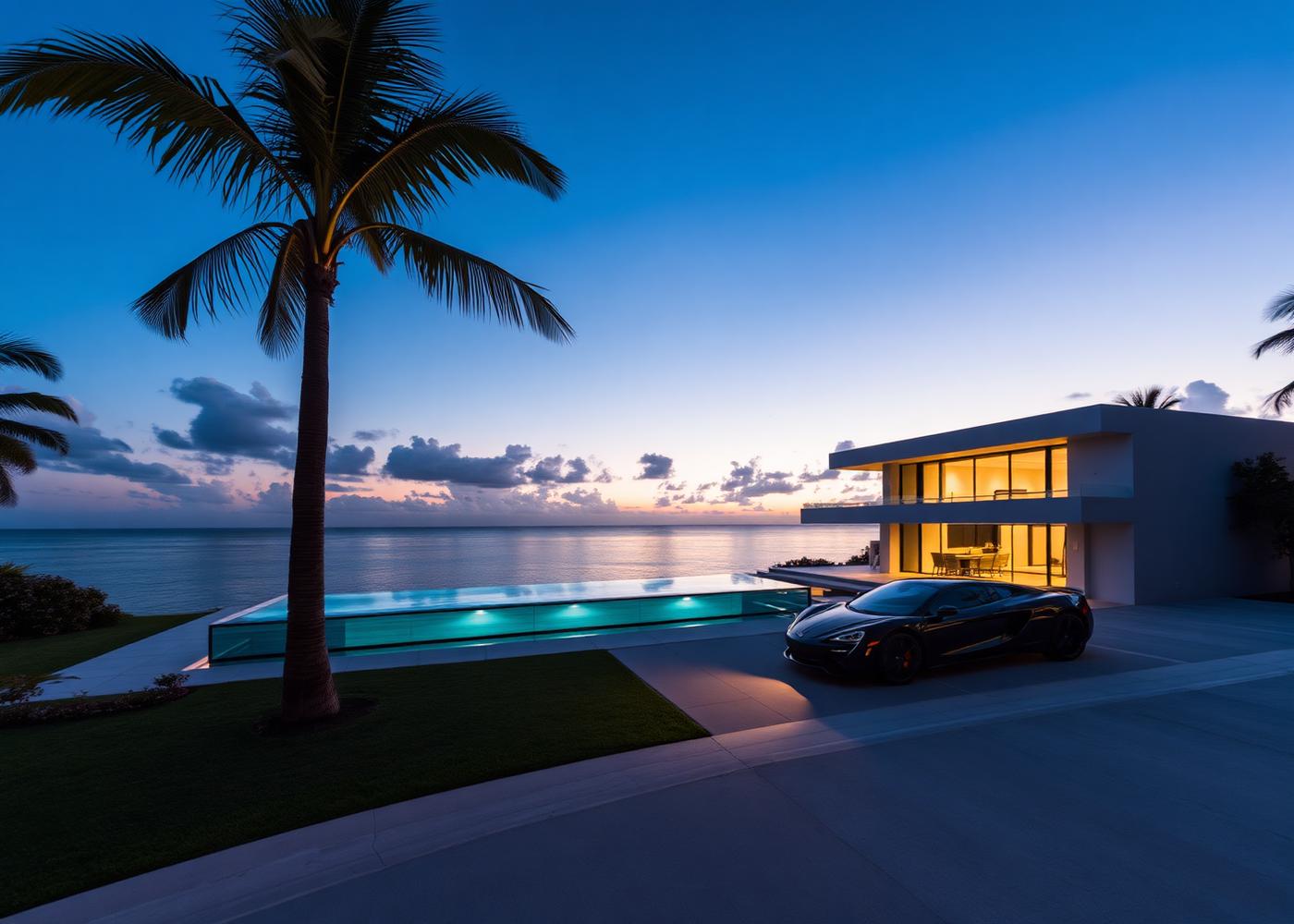 Modern Beach House em Golden Beach