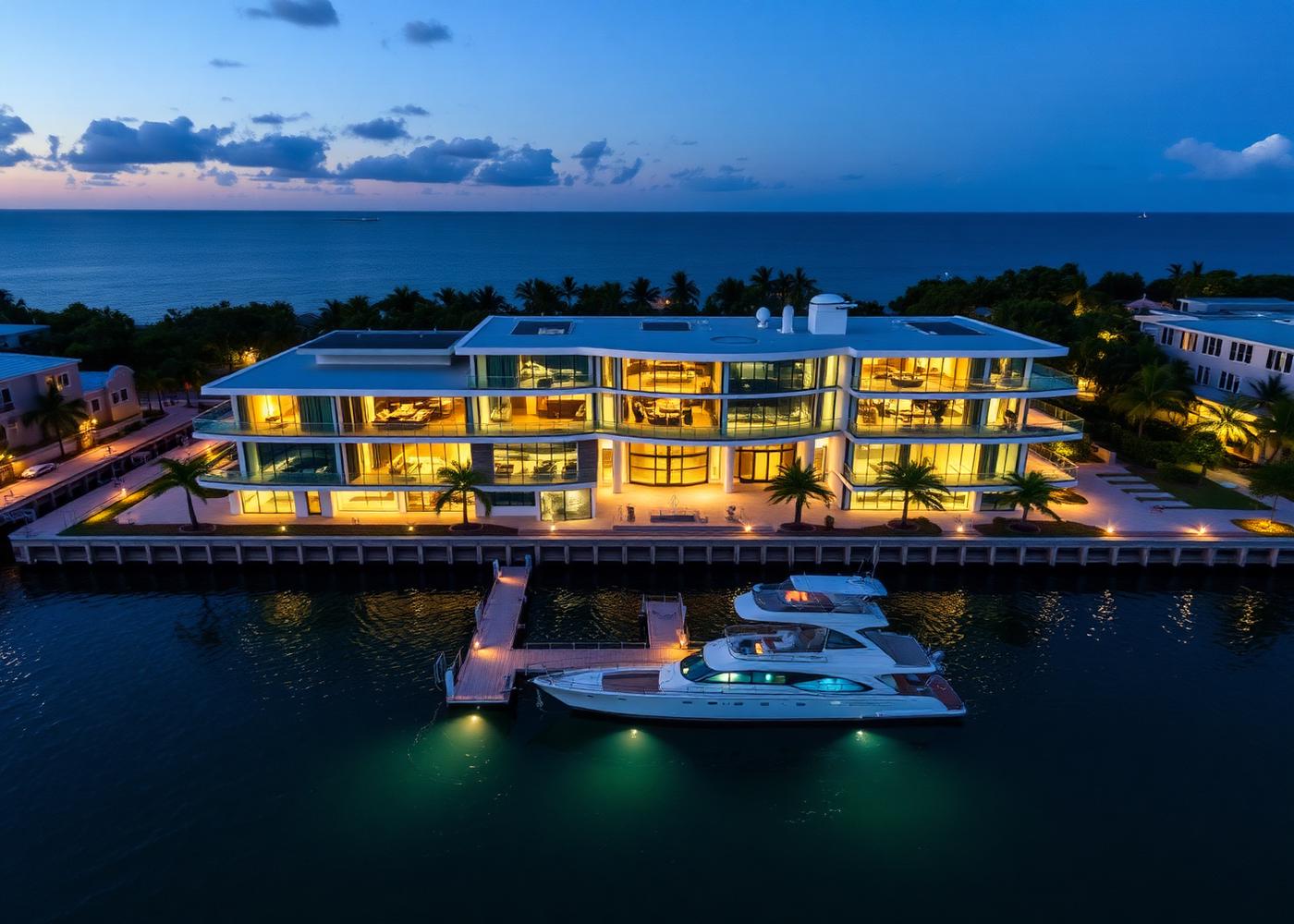 Waterfront Mansion em Bay Harbor Islands